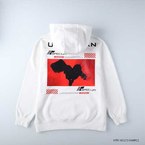 「ULTRAMAN バックプリントパーカー」ホワイト