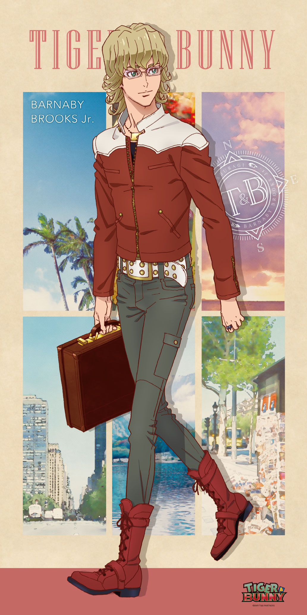 「TIGER & BUNNY 等身大布ポスター バーナビー・ブルックス Jr.」
