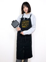 「エプロン 烏野高校」使用イメージ。