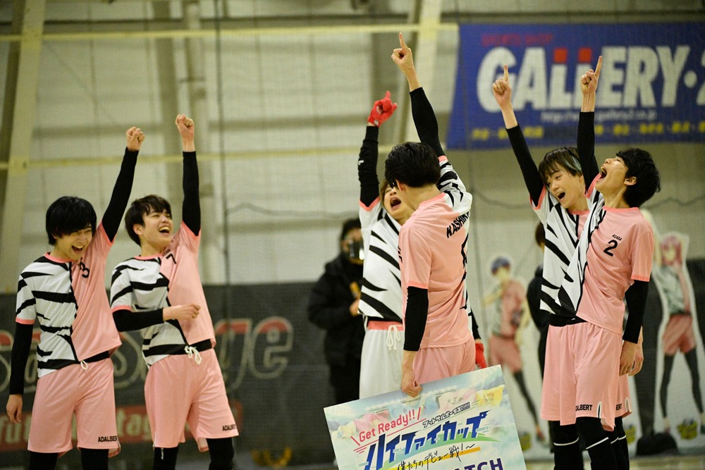 「Get Ready!! フットサルボーイズ!!!!! ハイファイカップ ～僕たちのデビュー戦！～」NIGHT MATCHの様子。