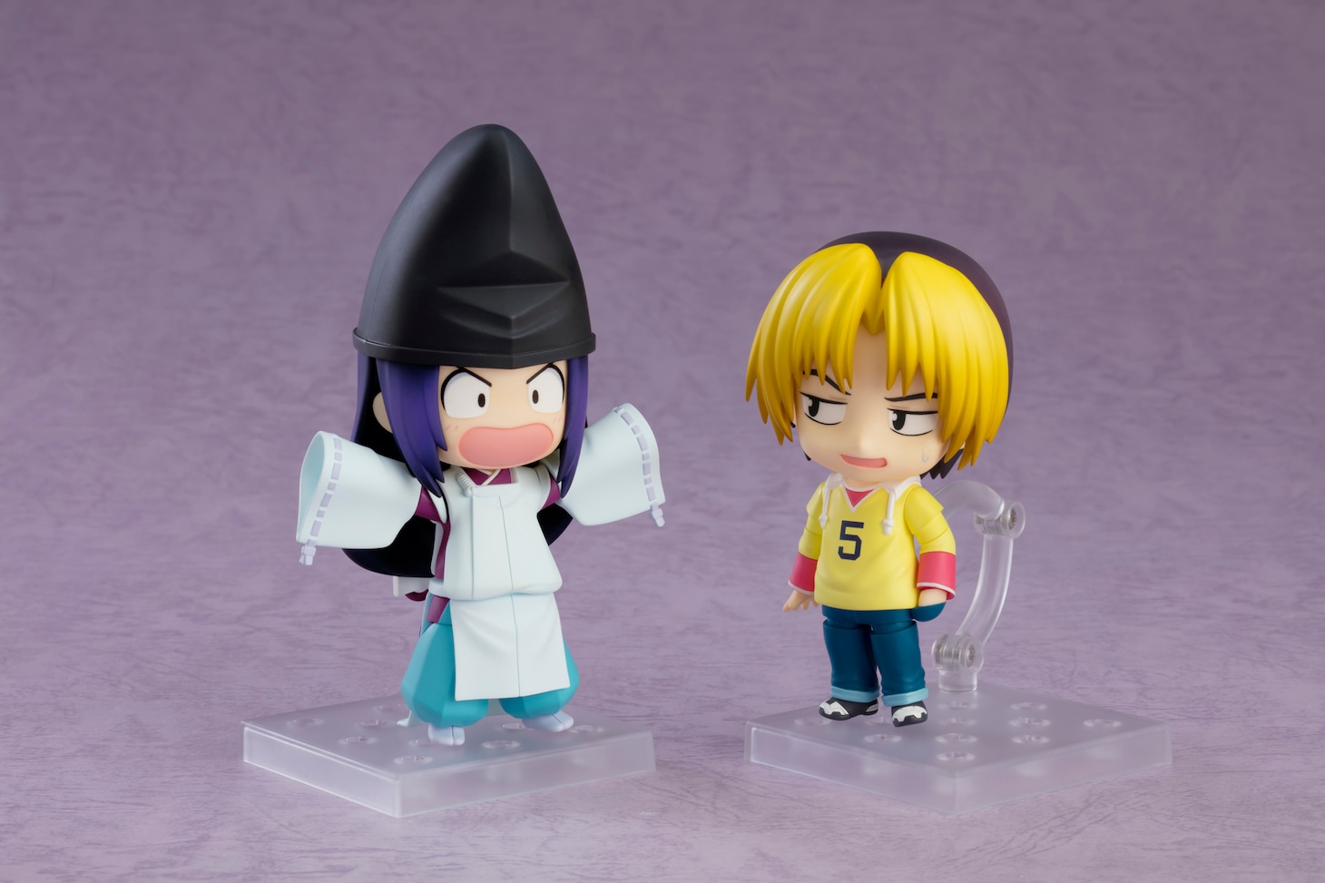 左が「ねんどろいど 藤原佐為」、右が「ねんどろいど 進藤ヒカル」。