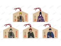 「描き下ろしイラスト 和装対局ver. 必勝祈願 絵馬型 BIGウッドキーホルダー」