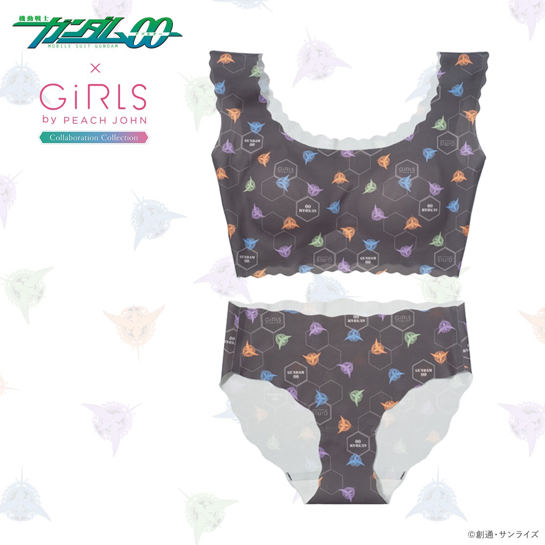 「Peasy001 ソレスタルビーイング」と「Peasyショーツ ソレスタルビーイング」