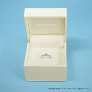 「【新テニスの王子様】跡部景吾 跡部王国（キングダム）建国記念リング」と専用ボックス。