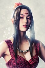 原あや香扮する茶々。