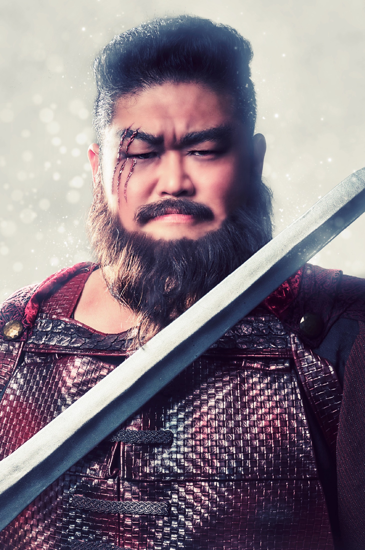阿見201扮する錵山将軍。