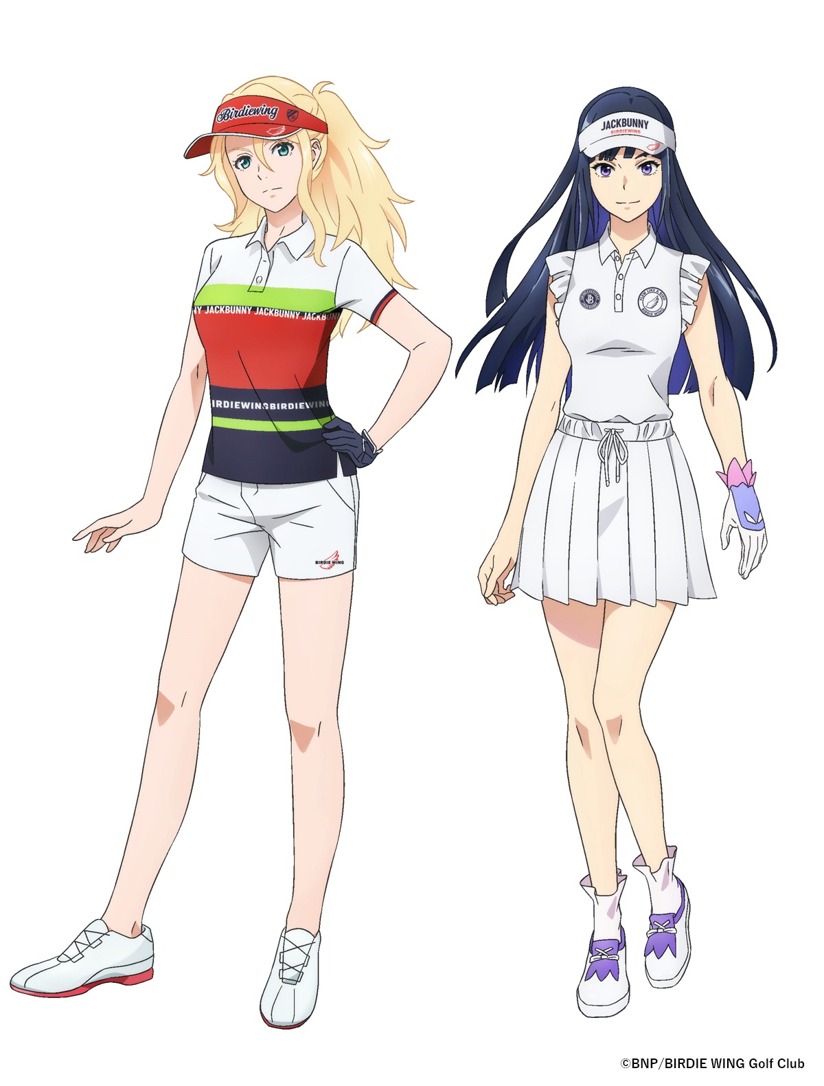 コラボウェアを着用したイヴと葵。