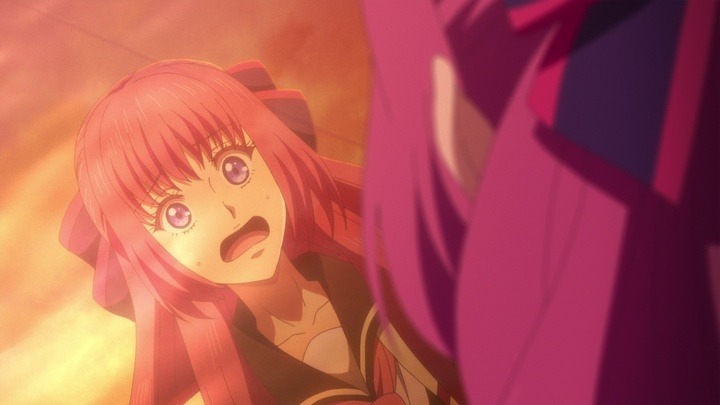 アニメ「王子の本命は悪役令嬢」第1話の先行カット。