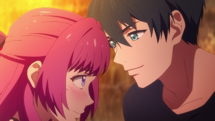 アニメ「王子の本命は悪役令嬢」第1話の先行カット。