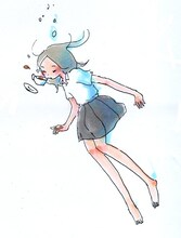 今日マチ子によるイラスト。