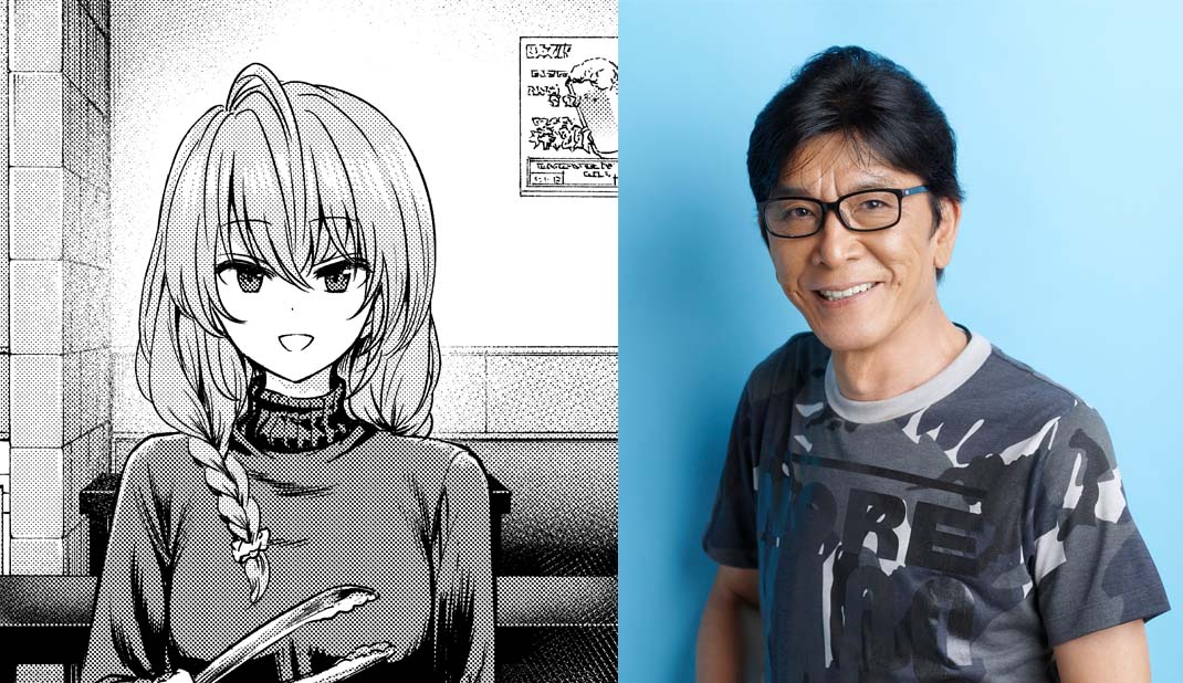 友人K（左）を演じる中田譲治（右）。
