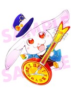 「シャングリラ・フロンティア」とタワーレコードのコラボイラスト。