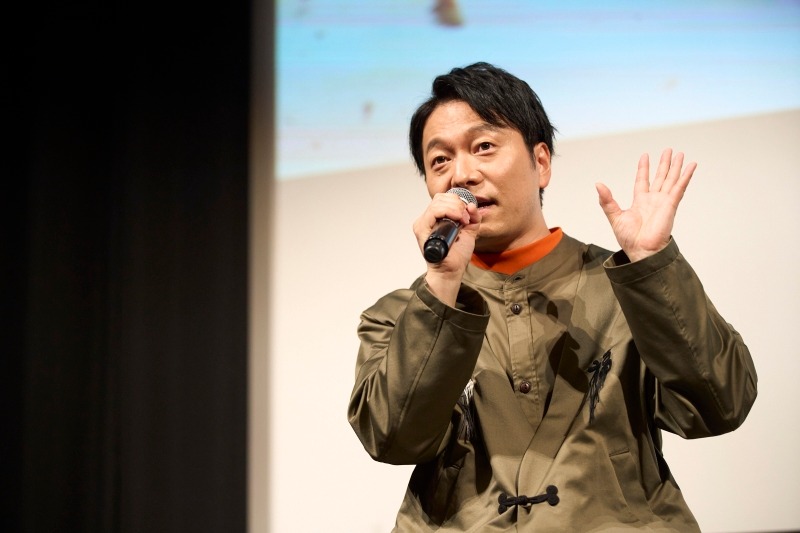 キャストトーク付き試写会の様子。