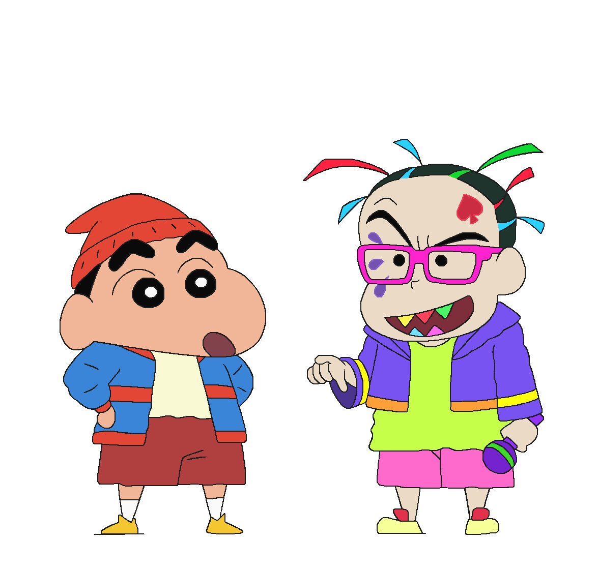 しんのすけとロンパオ C 臼井儀人 双葉社 シンエイ テレビ朝日 Adk 画像ギャラリー 1 4 コミックナタリー