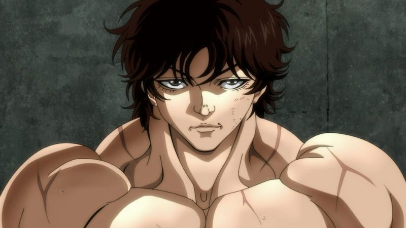 アニメ「範馬刃牙」より。