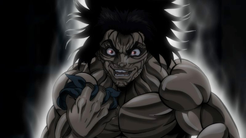 アニメ「範馬刃牙」より。
