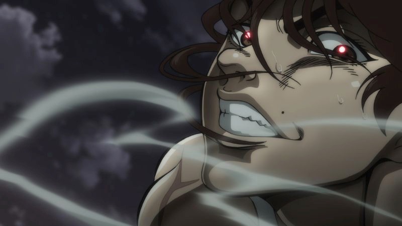 アニメ「範馬刃牙」より。