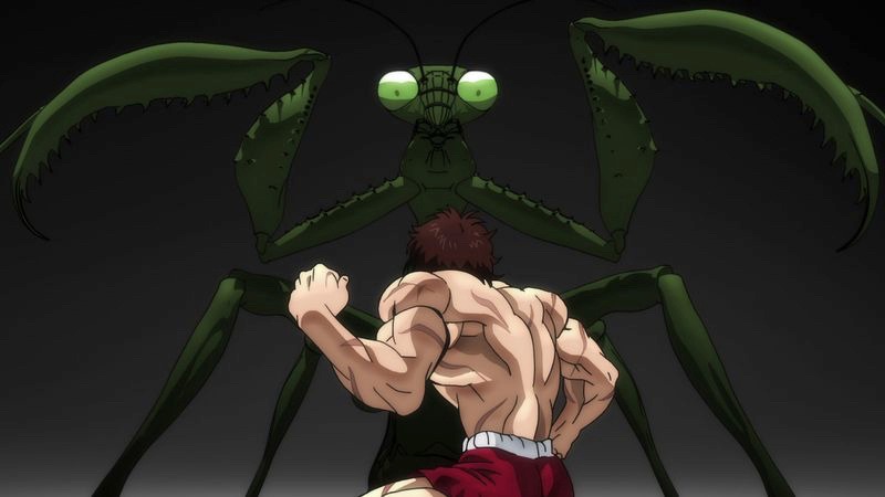 アニメ「範馬刃牙」より。