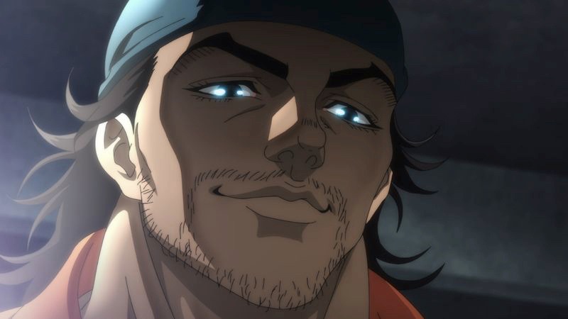 アニメ「範馬刃牙」より。