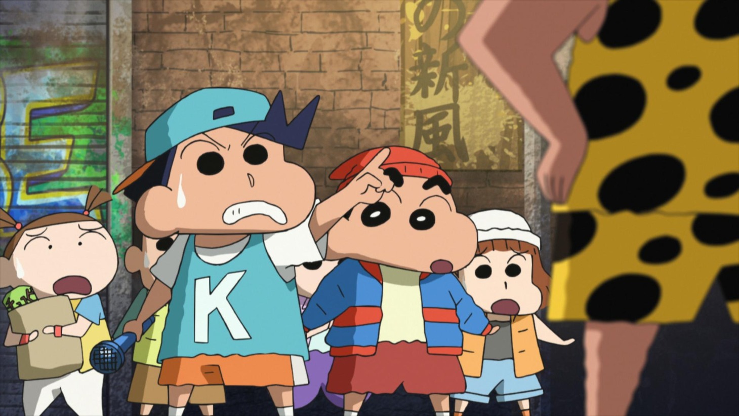 「フリースタイルしんちゃん カスカベのラッパー」より。 (c)臼井儀人/双葉社・シンエイ・テレビ朝日・ＡＤＫ