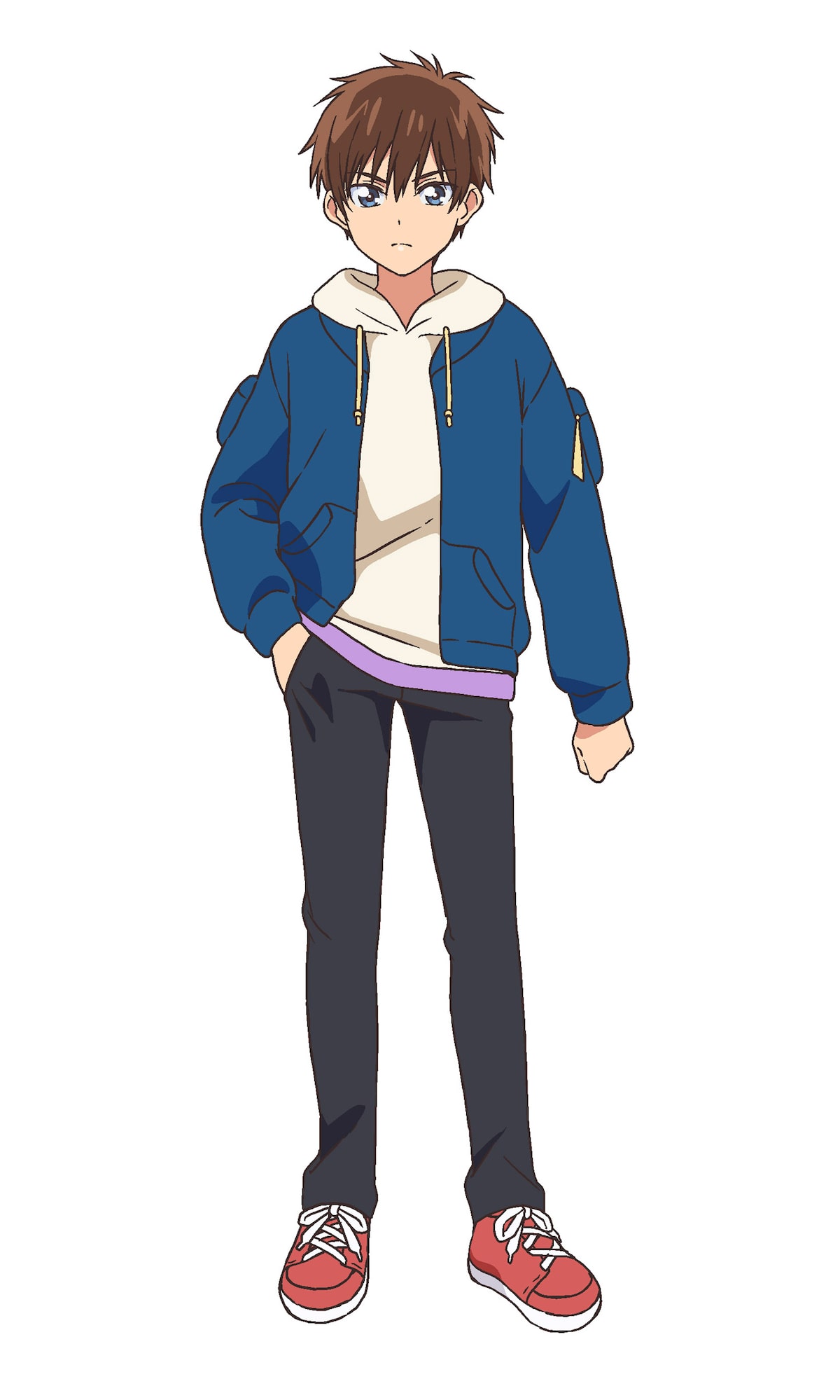 品田拓海（CV：内田雄馬）。ゆいの幼なじみの中学3年生。ぶっきらぼう  