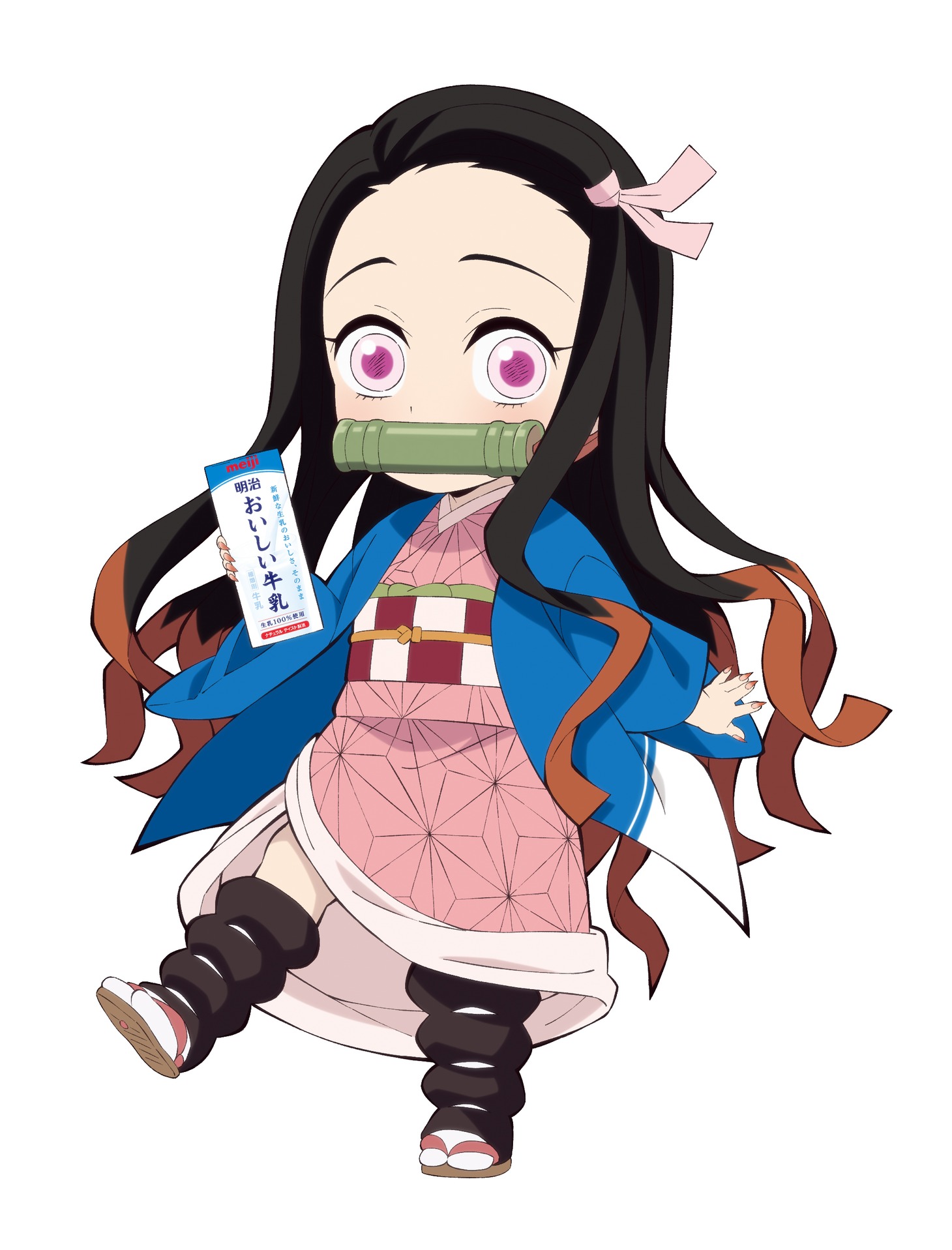 描き下ろしの竈門禰豆子。