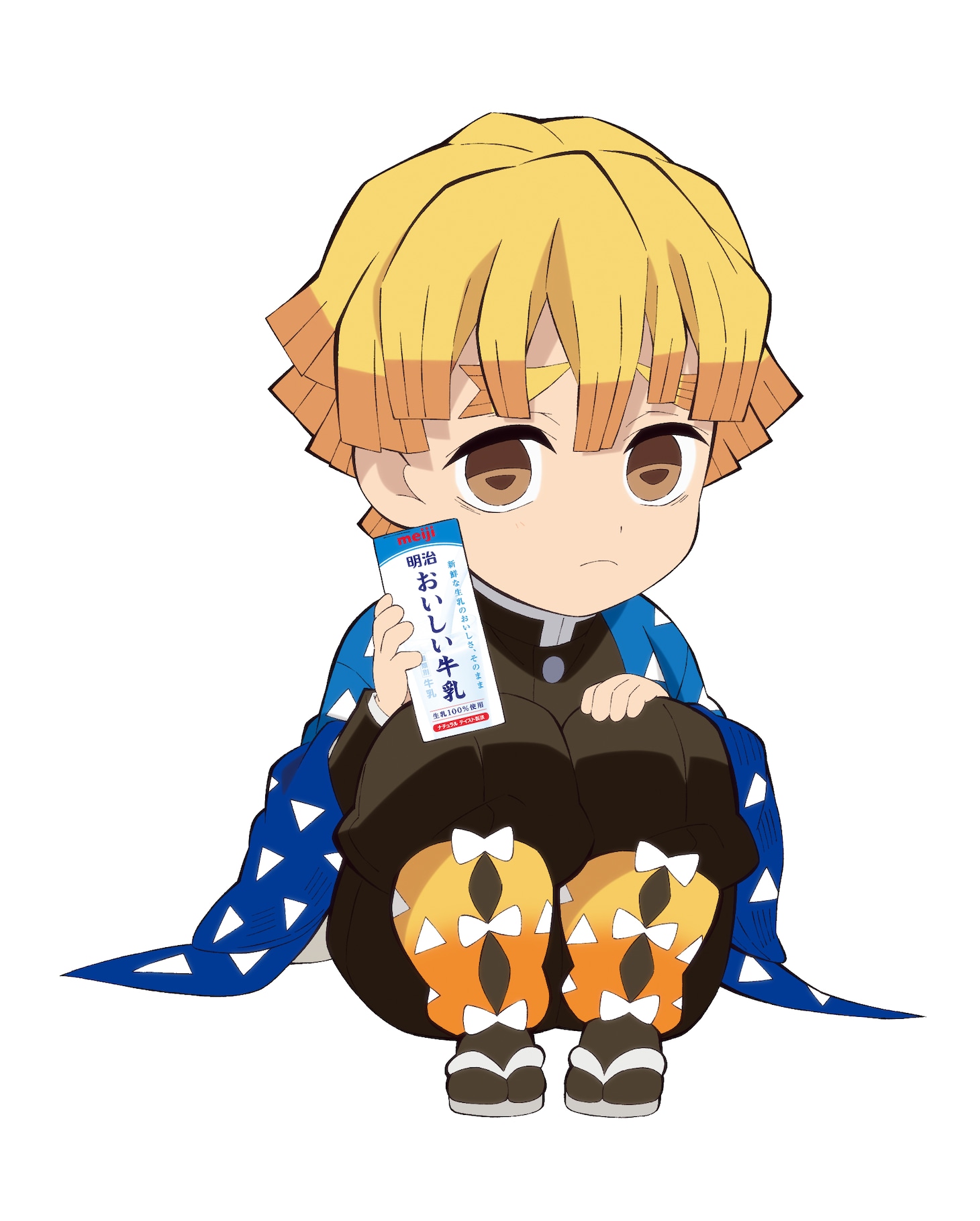 描き下ろしの我妻善逸。