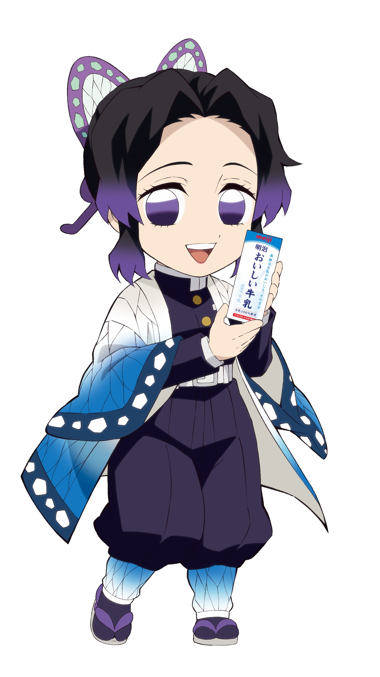描き下ろしの胡蝶しのぶ。