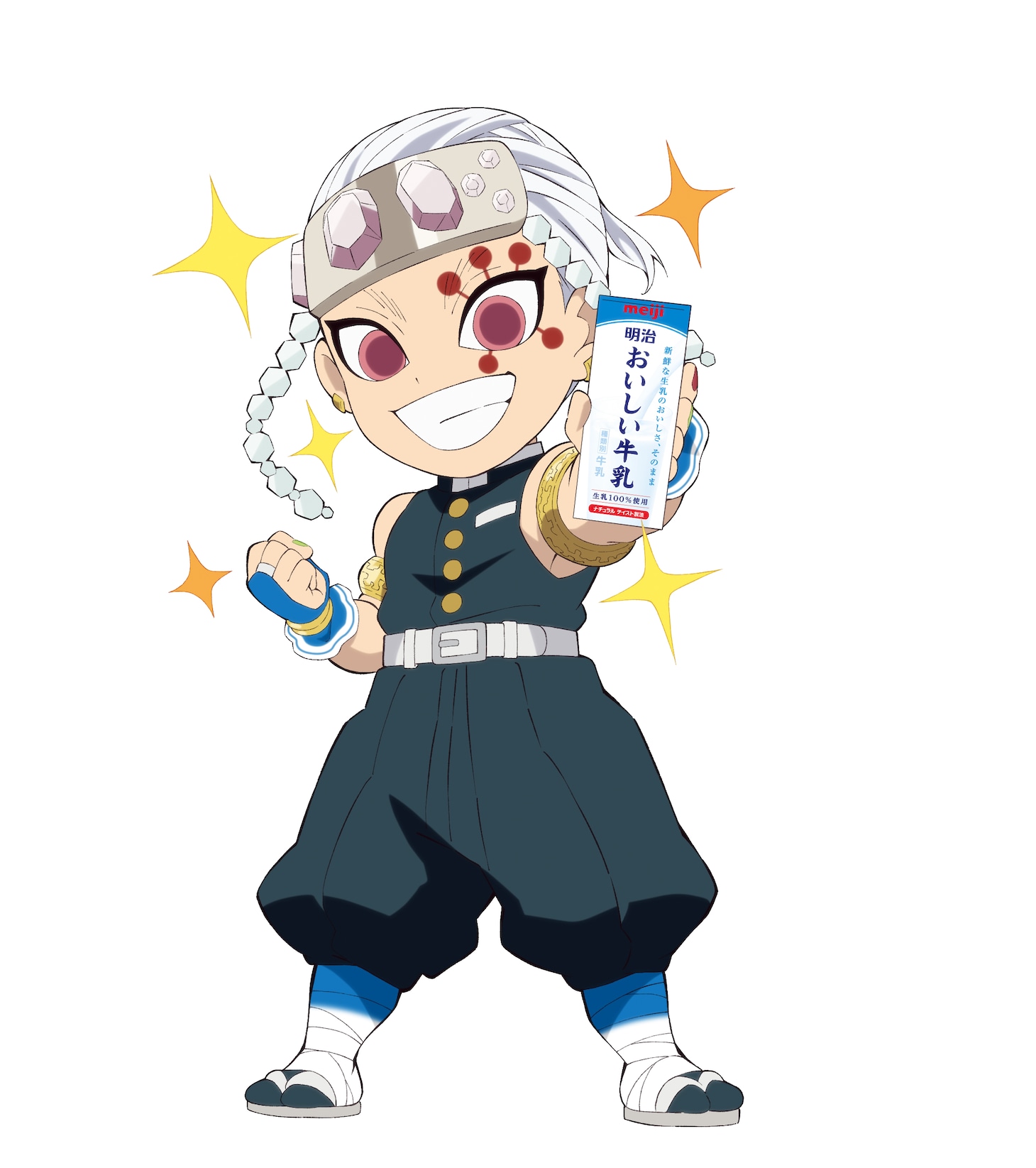 描き下ろしの宇髄天元。