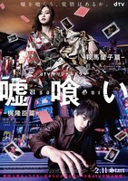 ドラマ「嘘喰い -鞍馬蘭子篇／梶隆臣篇-」ポスタービジュアル