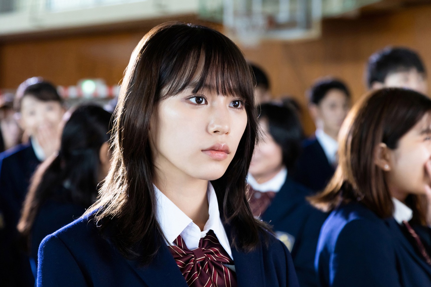 映画「女子高生に殺されたい」より、南沙良扮する佐々木真帆。 (c)2022日活