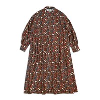 スタンドカラーワンピース