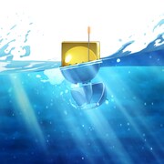 作中に登場する「エナジーハーベスト型スマートブイ」。 (c)2022 KYOCERA Corporation