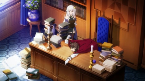 TVアニメ「天才王子の赤字国家再生術」第1話より。