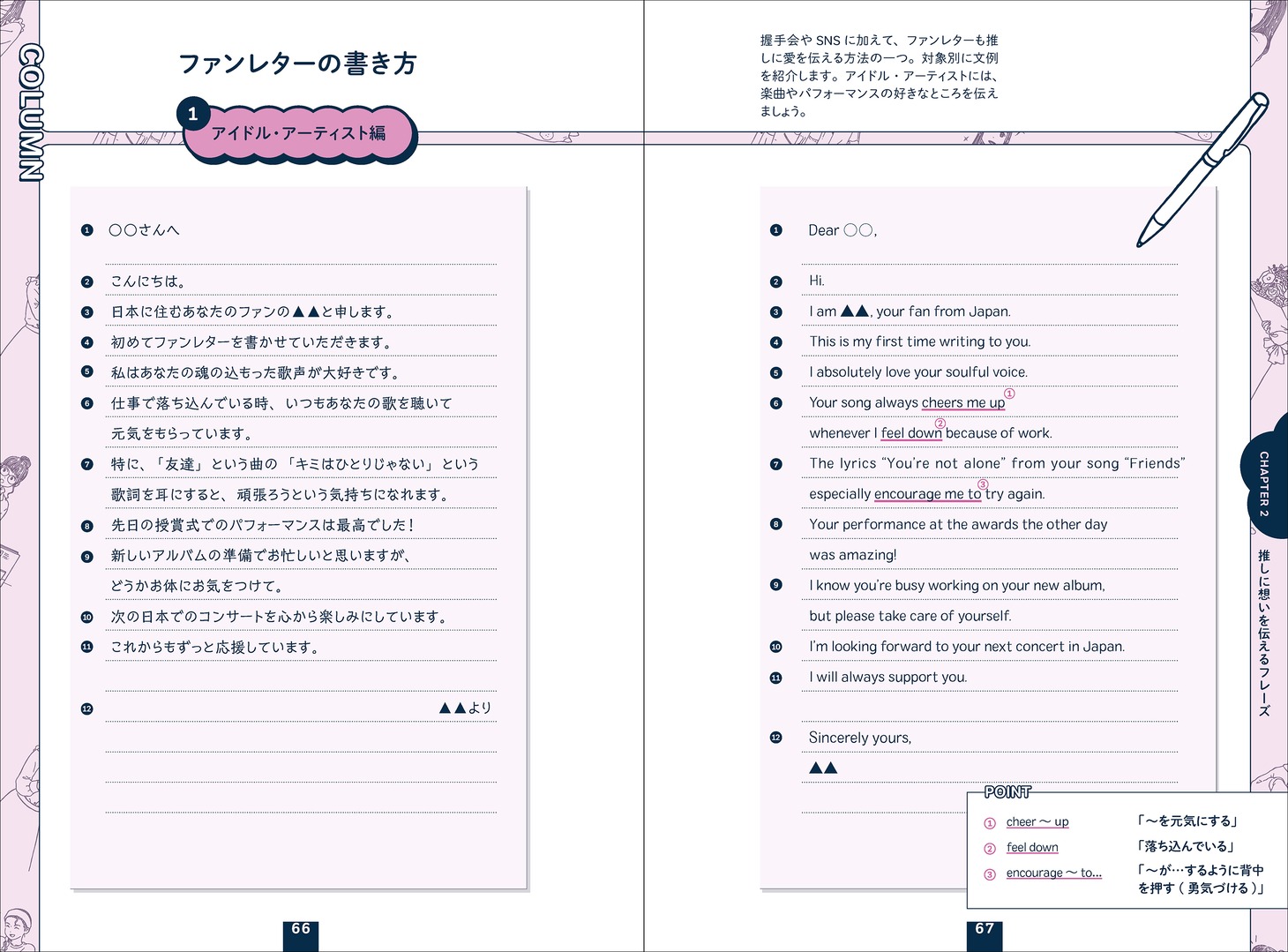 「世界が広がる 推し活英語」より。
