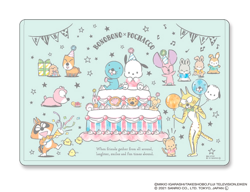 「【ぼのぼの×ポチャッコ】クリアケース」