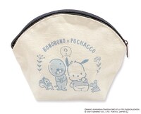 「【ぼのぼの×ポチャッコ】シェル型ポーチ」