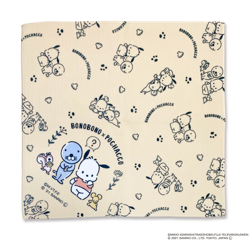 「【ぼのぼの×ポチャッコ】パケッタオル」