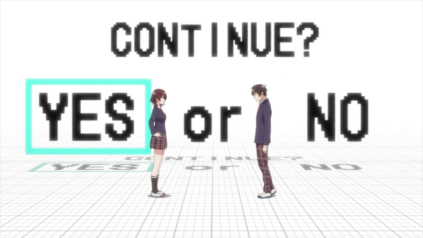 「TVアニメ『弱キャラ友崎くん』重大発表!! スペシャルPV『CONTINUE?』」より。(c)屋久ユウキ・小学館／「弱キャラ友崎くん」製作委員会