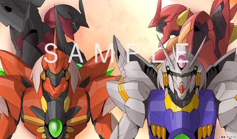 メカニックデザイン・石垣純哉描き下ろしインナージャケット。