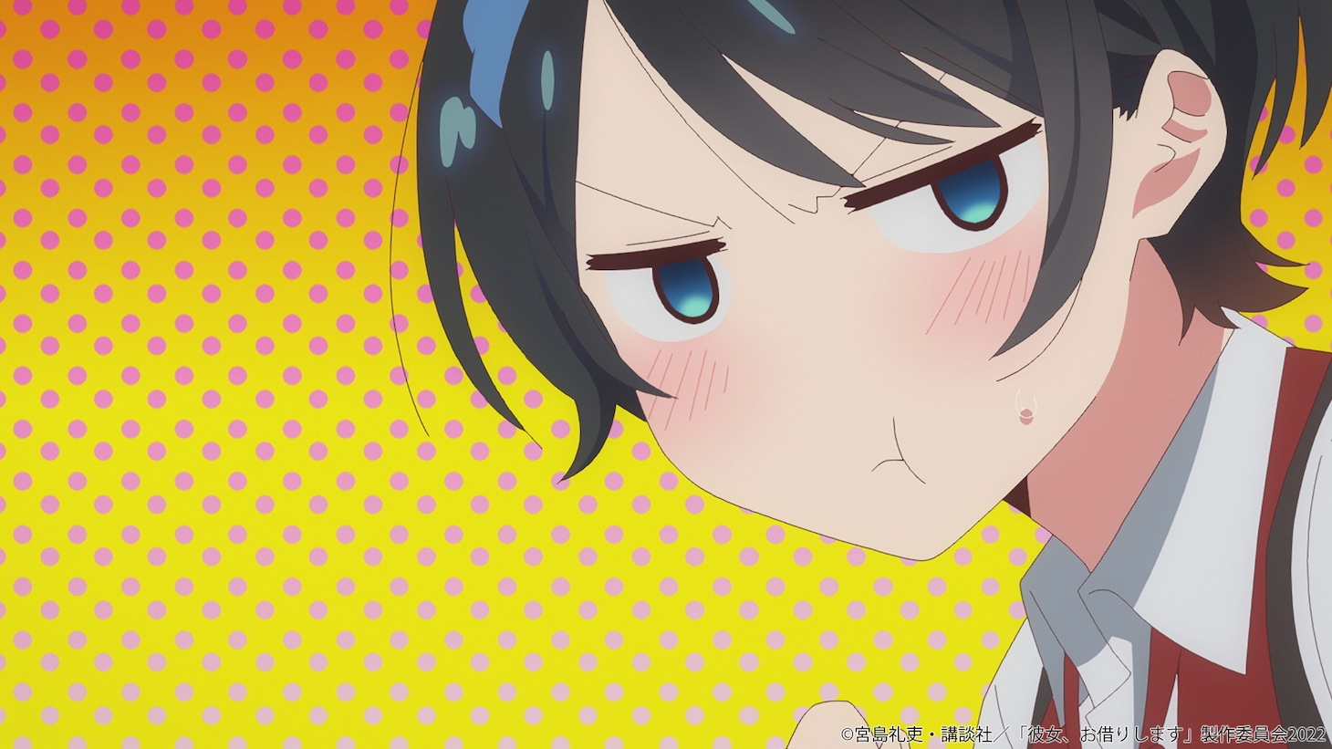 TVアニメ「彼女、お借りします」ティザーPVより。