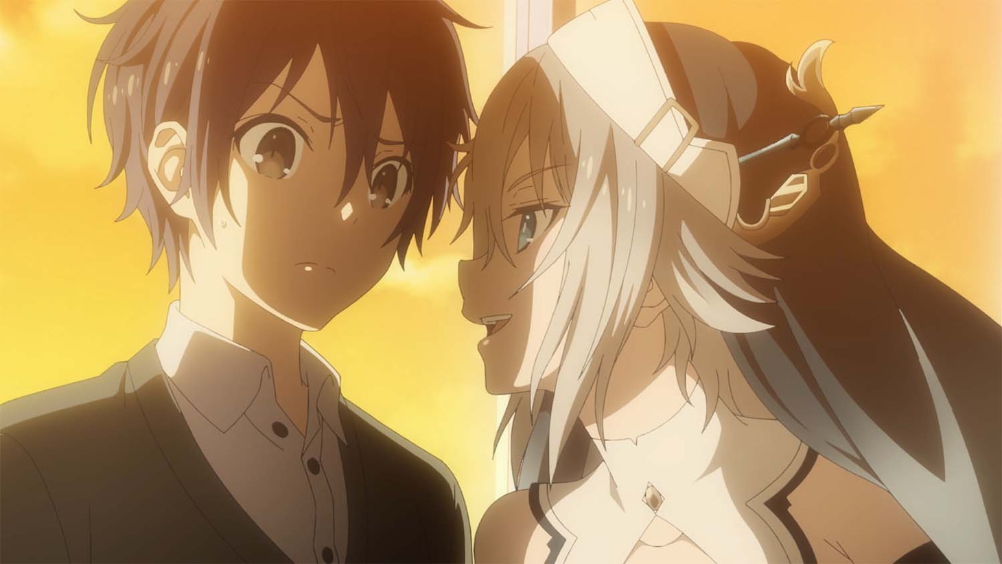 TVアニメ「デート・ア・ライブIV」PV第2弾より。 (c)2021 橘公司・つなこ／KADOKAWA／「デート・ア・ライブIV」製作委員会
