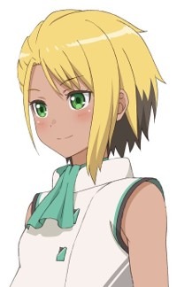 グリーン / 横須賀エリー（CV：井澤詩織）。見学バスドライバー。元ヤンキーでスピード狂の直線番長。運転はかなり荒っぽい。