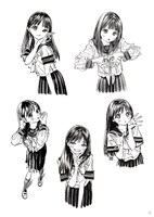 「博イラスト集～明日ちゃんまでの足跡～」より。