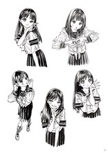 「博イラスト集～明日ちゃんまでの足跡～」より。