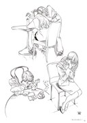 「博イラスト集～明日ちゃんまでの足跡～」より。