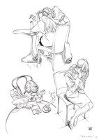 「博イラスト集～明日ちゃんまでの足跡～」より。