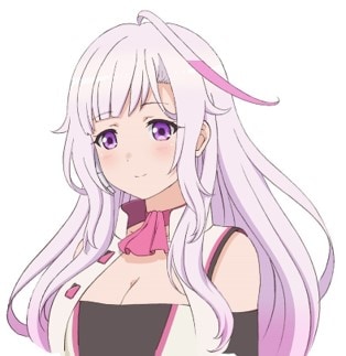 手描きアニメキャラクター ピンク ピンク / 河合ひな（CV：近藤玲奈）。広報担当。天然系でゆるふわ