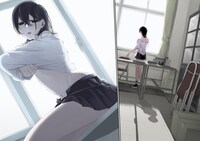 「つれないほど青くて あざといくらいに赤い」のカラーカット。