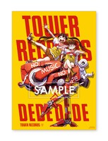 特典のA3サイズポスター、大判ステッカーのデザイン。